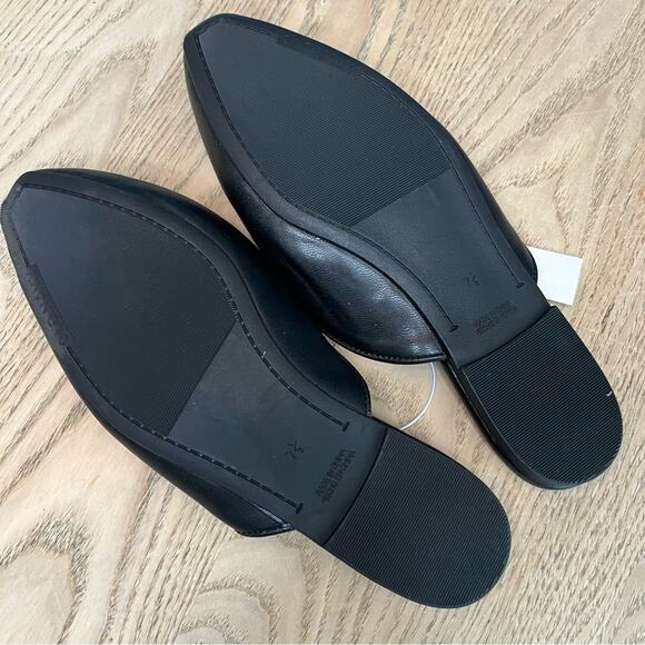 New! Old Navy Black Ballet Mules Minimalist Slip On Flats Women’s Size 7.5 - Picture 5 of 6